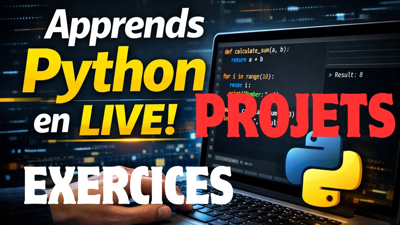 Apprends Python pour Débutants – Exercices Projets Pratiques  #5