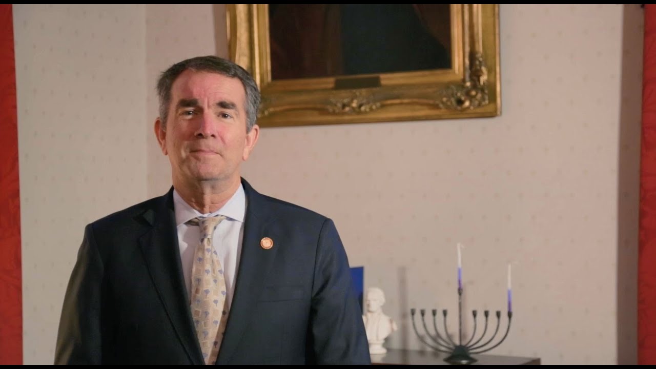 Hanukkah Greetings from Governor Ralph Northam