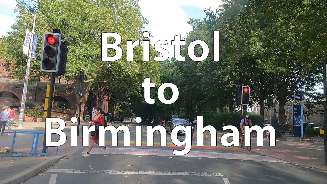 [4K] Driving from Bristol to Birmingham (UK)