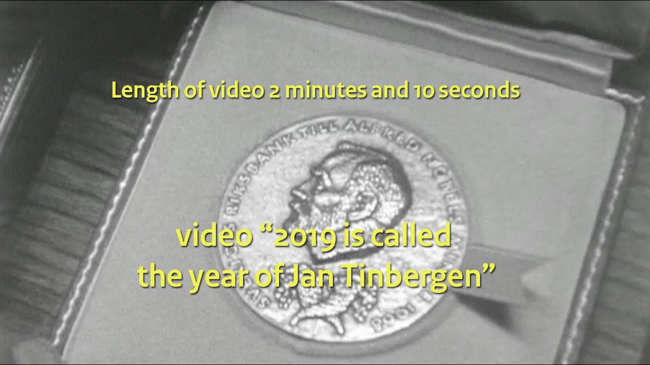 2019 is called the year of Jan Tinbergen