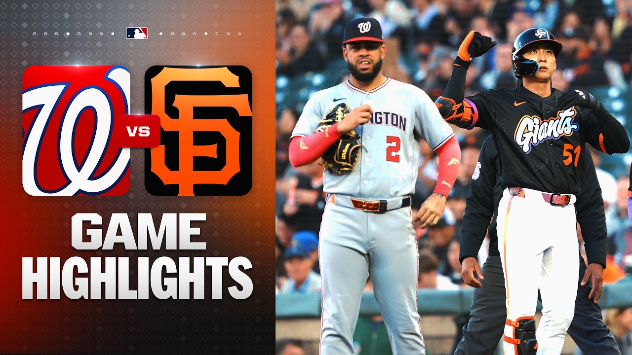 Nationals vs. Giants Game Highlights (6/9/26) | MLB Highlights