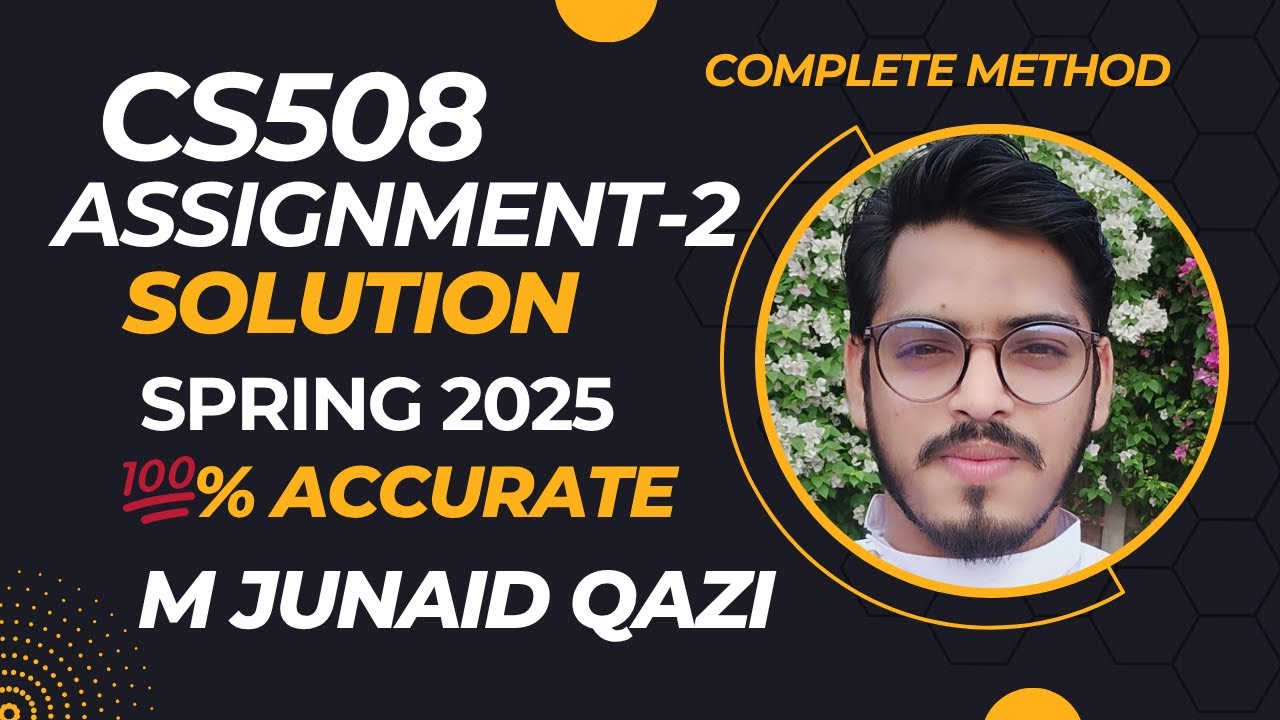 CS508 Assignment 2 Solution Spring 2025 | 100% Correct | VU | Modern Programming Languages