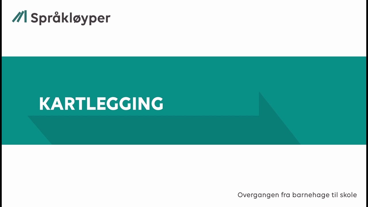 1 - Kartlegging