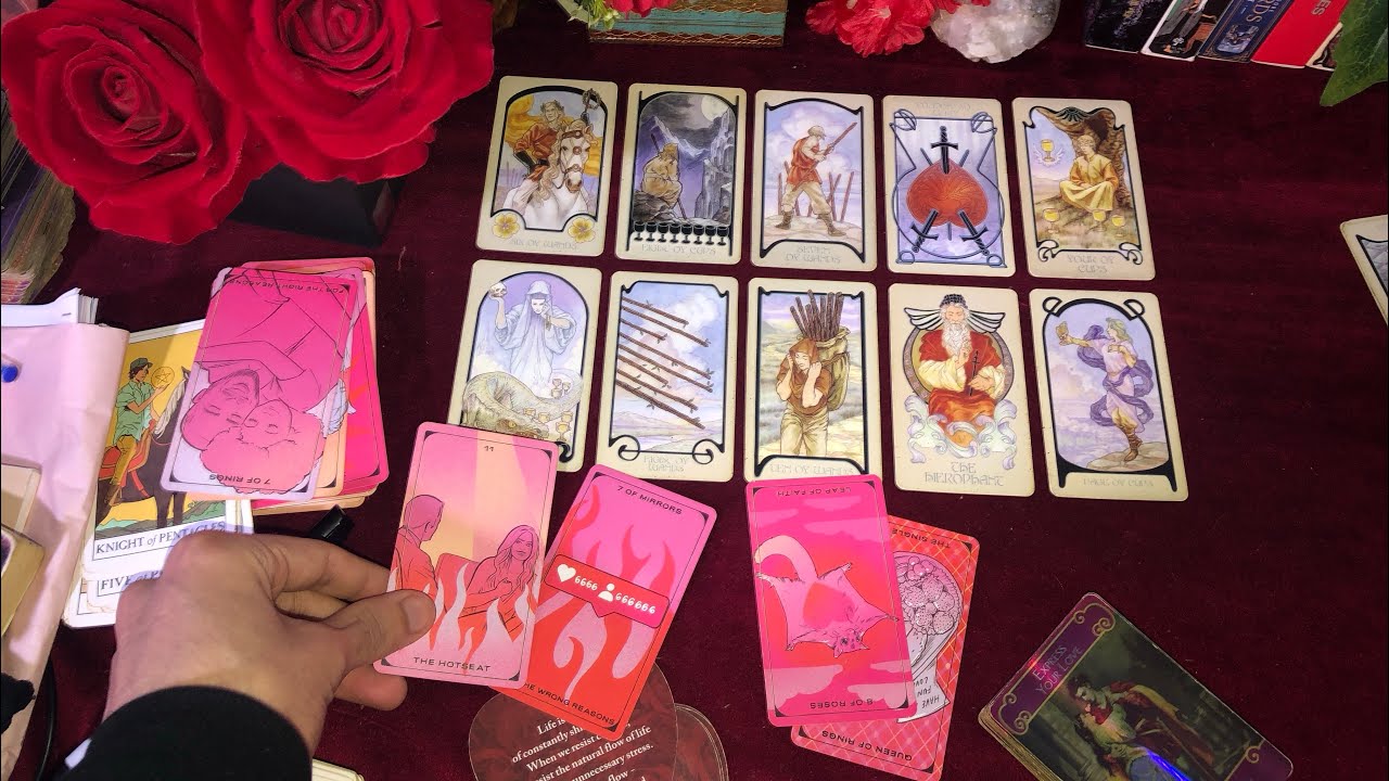 😘💖قرائة تاروت برج الحمل♈️لماذا يراقب من بعيد؟ شوق مخفي، صراع داخلي، وكلمات لم تُقال بعد