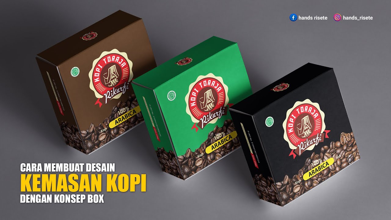 Cara Membuat Desain Kemasan Produk Kopi Yang Berbeda Dari Yang Lain