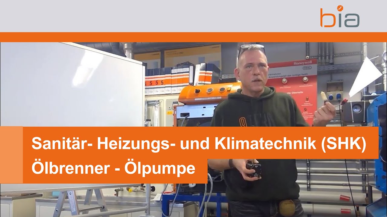 Sanitär- Heizungs- und Klimatechnik (SHK): Ölbrenner - Ölpumpe
