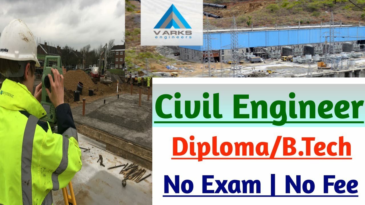 Fresher civil Engineer Recruitment 2021 | Civil Engineer Tranie | Latest civil Engineering Job