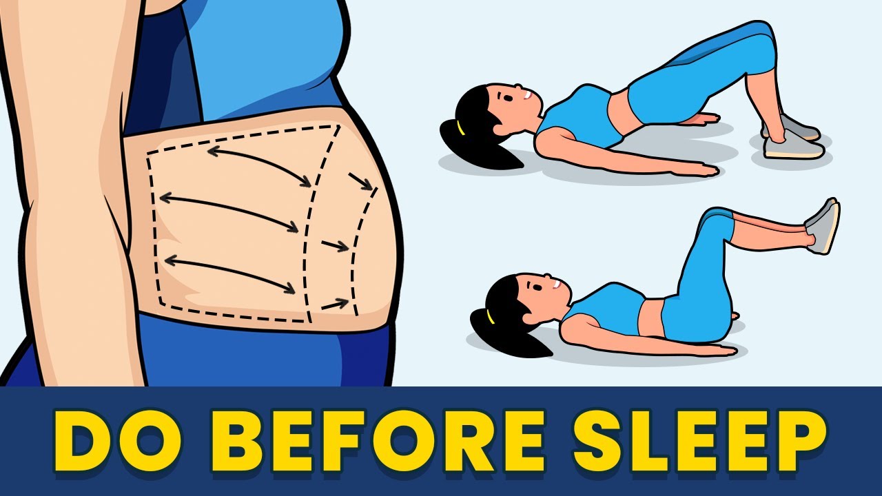 Simple Before Bed Routine to BURN FAT WHILE YOU SLEEP - Floor Workouts for Weight Loss