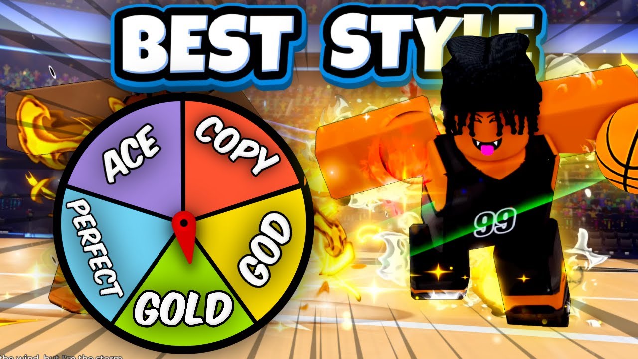 USING A WHEEL SPIN TO CHOOSE MY *OP* STYLE IN BASKETBALL ZERO...