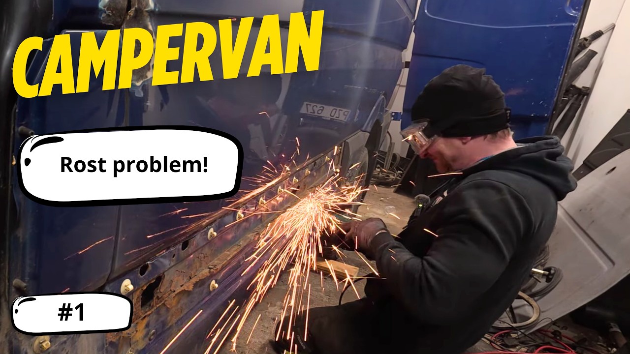 Hur lagar man rost på en Campervan? – så här gjorde vi på VW Crafter (Del 1)