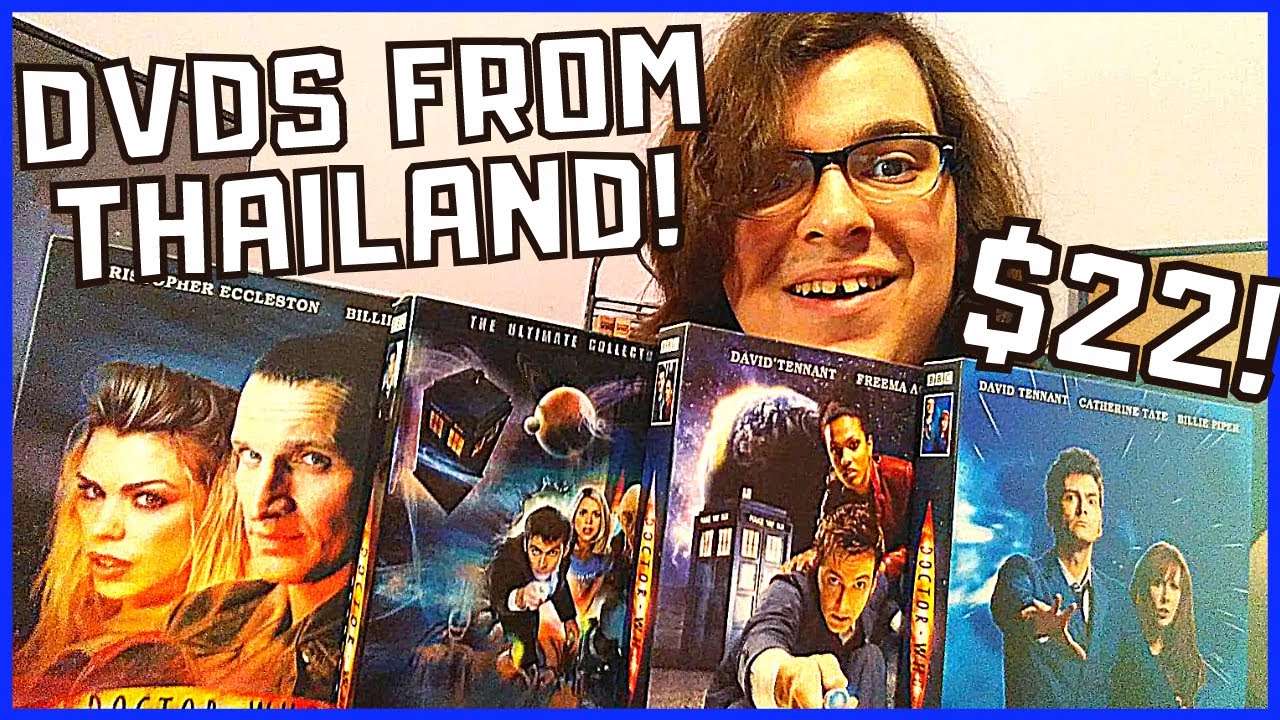 Four Doctor Who DVDs from Thailand!