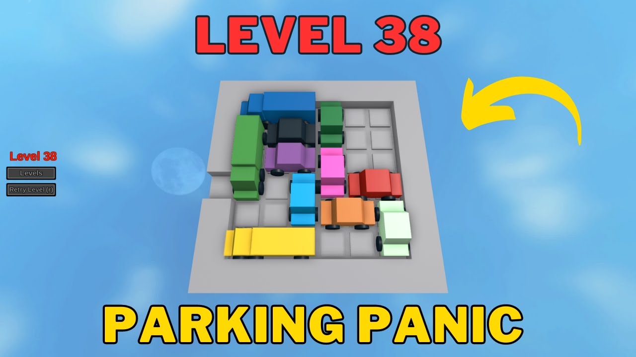 How To Solve Parking Panic Level 38 | Roblox