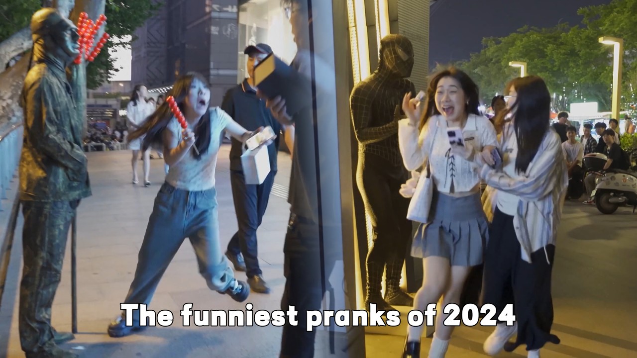 一口氣看完2024年最有趣的惡作劇.Watch the funniest pranks of 2024 in one sitting.