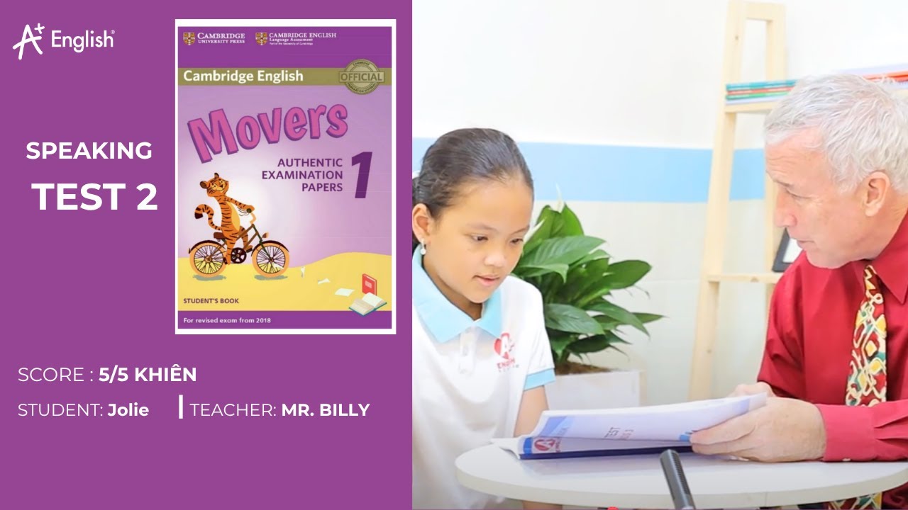 A1 MOVERS Speaking test –  JOLIE | SPEAKING TEST 2