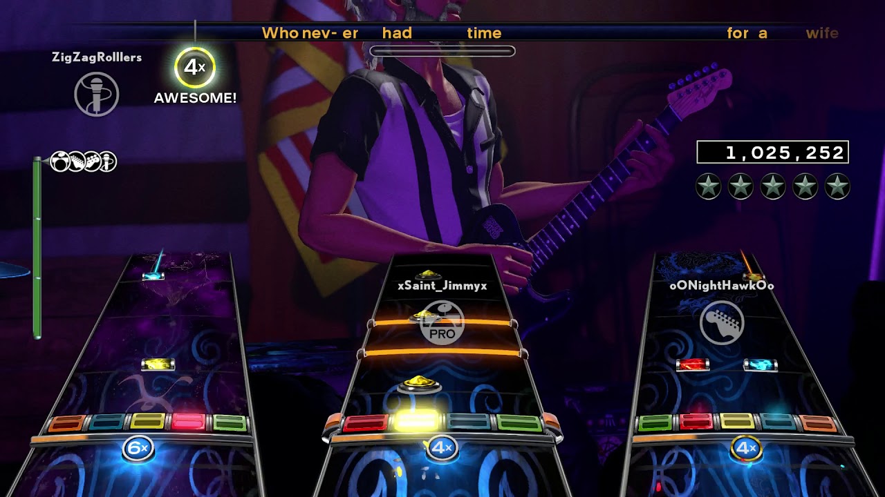 Rock Band 4 - Piano Man - Billy Joel - Full Band [HD]