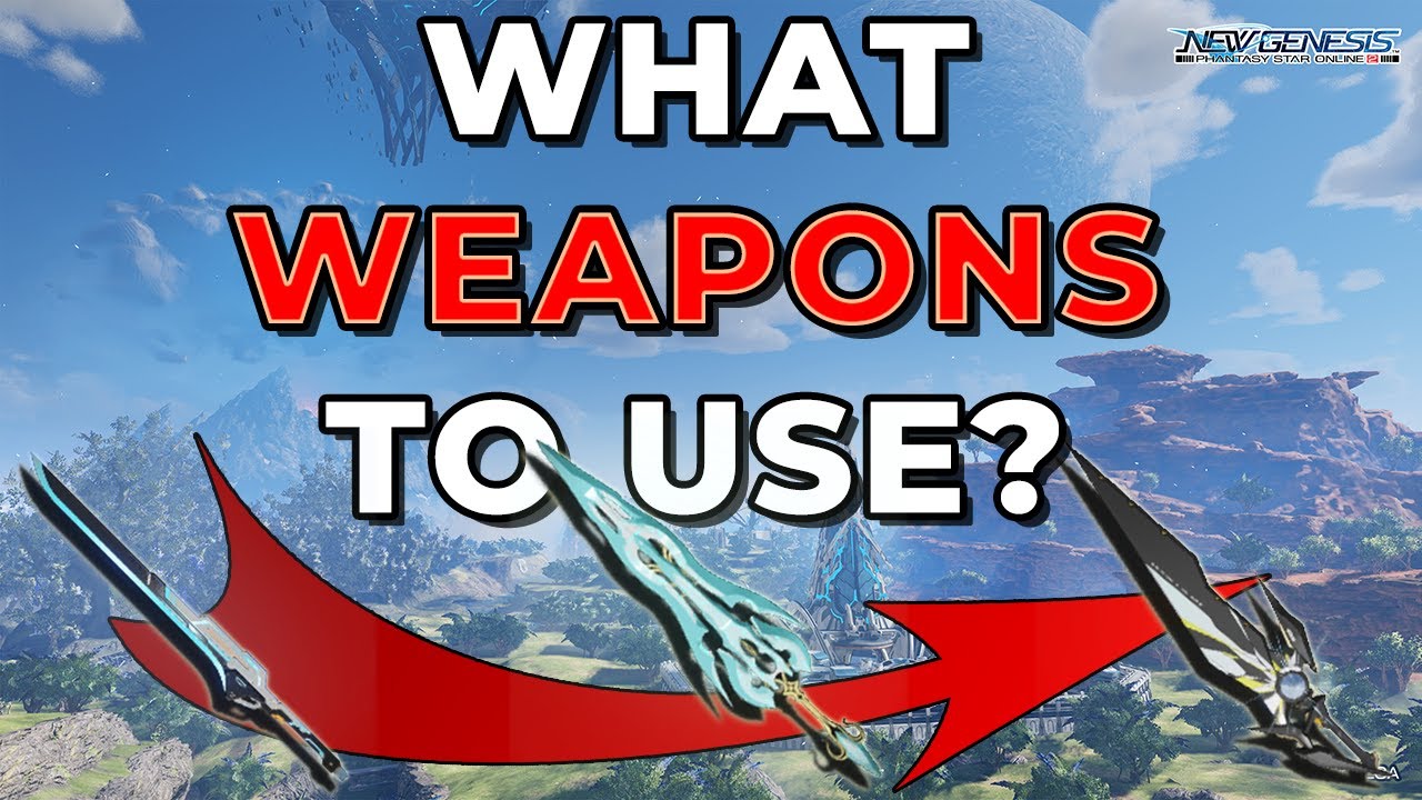 [PSO2:NGS] Weapon Progression Guide | Levels 1-70