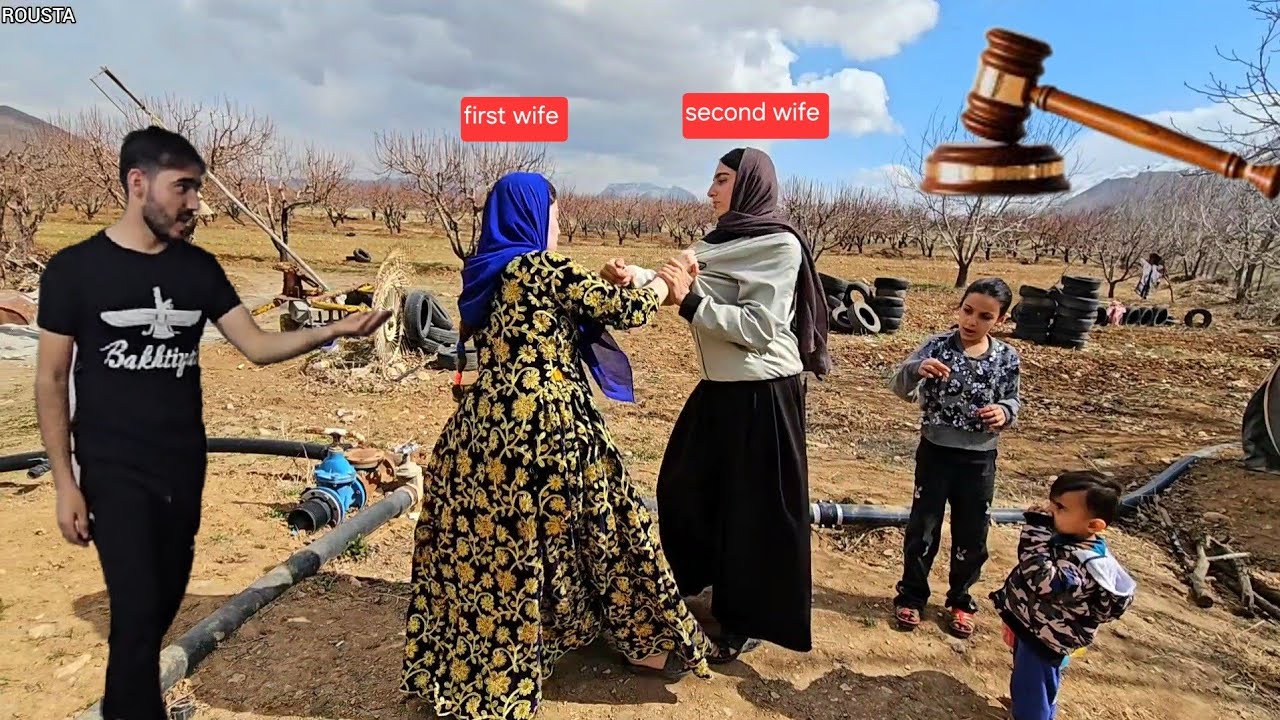 The husband attempt to remarry Zahra and the second wife opposition, nomadic life and building a hut