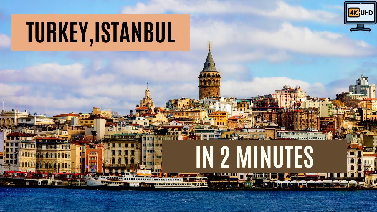 Istanbul in 2 Minutes | Vibes of Istanbul | 4K