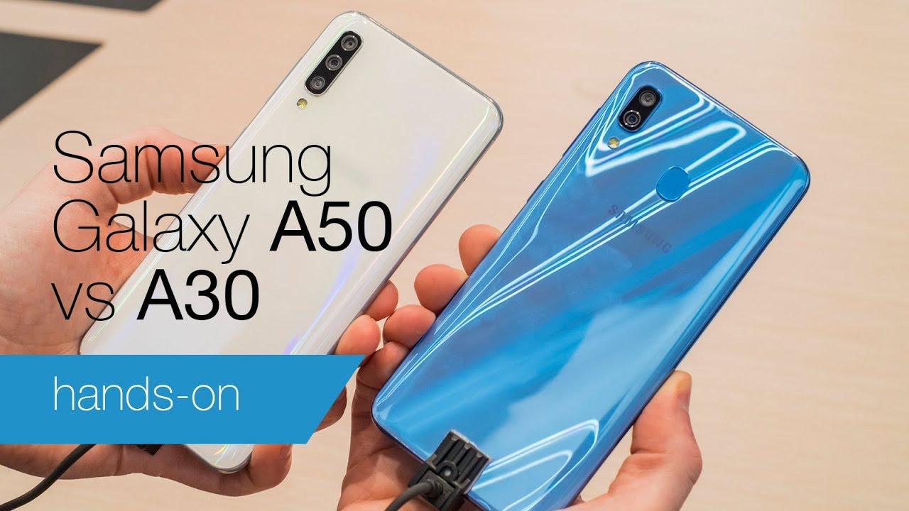 Galaxy A50 vs A30 hands-on comparison