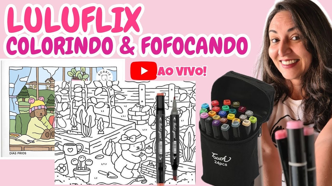 PINTANDO BOBBIE GOODS - KIT 24 CORES TOUCH DIAS FRIOS - VEM COLORIR COMIGO!