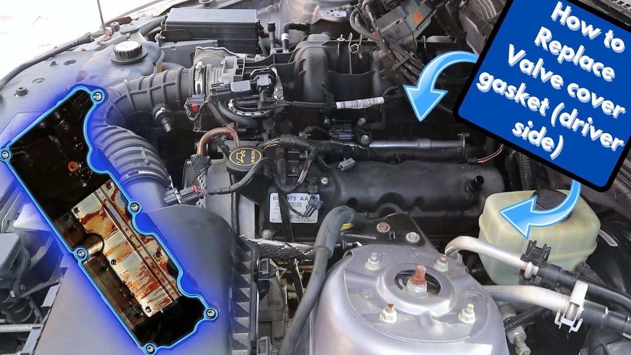 2005-2009 v6 mustang valve cover gasket replacement (driver side) 4.0