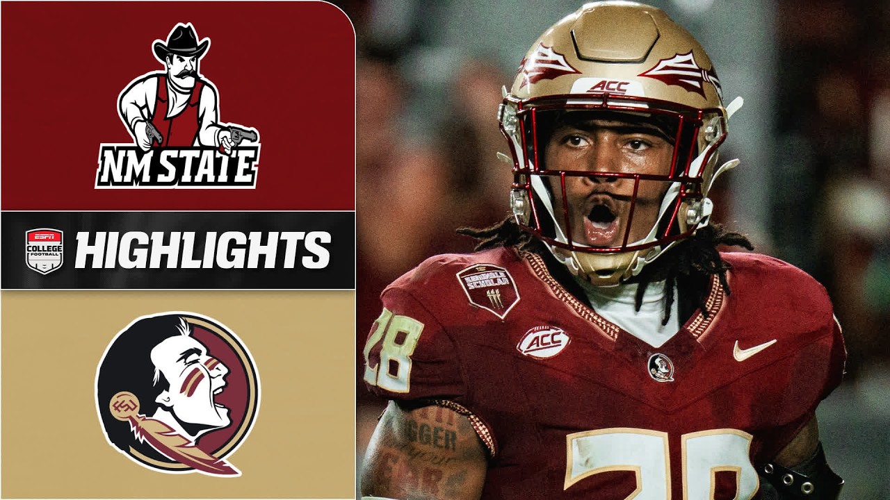 New Mexico State Aggies vs. Florida State Seminoles | Full Game Highlights | ESPN College Football