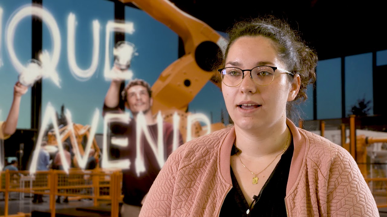 Maëlle, POEC Usinage au Pôle formation UIMM de Caen