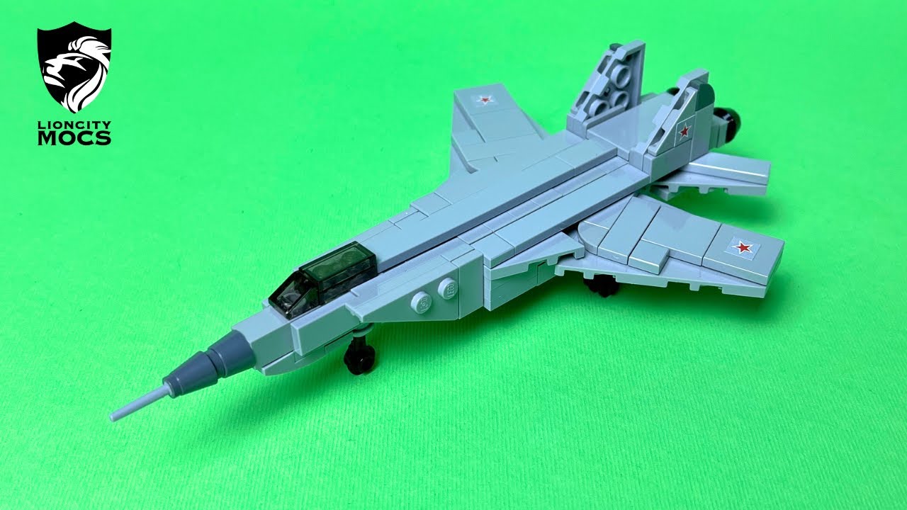 MiG-31 Lego Tutorial (1:120)