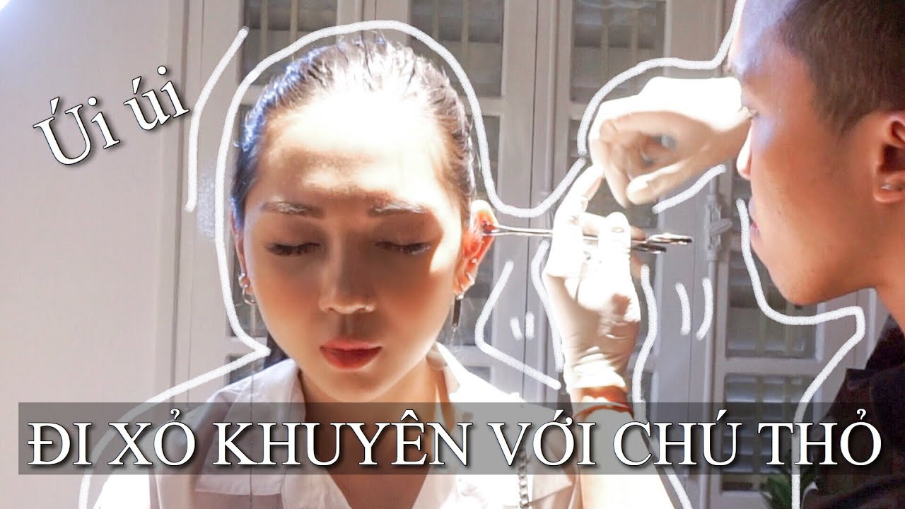 Theo Thỏ Đi Xỏ Khuyên Tai Không Đau Ở CockStock - Cách Chăm Sóc Khuyên Xỏ | Thỏ Vlog