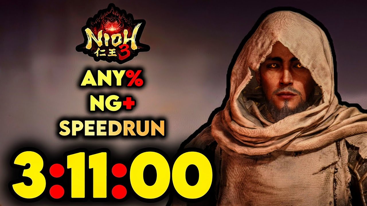 Nioh 3 Any% NG+ GLITCHLESS Speedrun in 3:11:00 (Load Game Time)