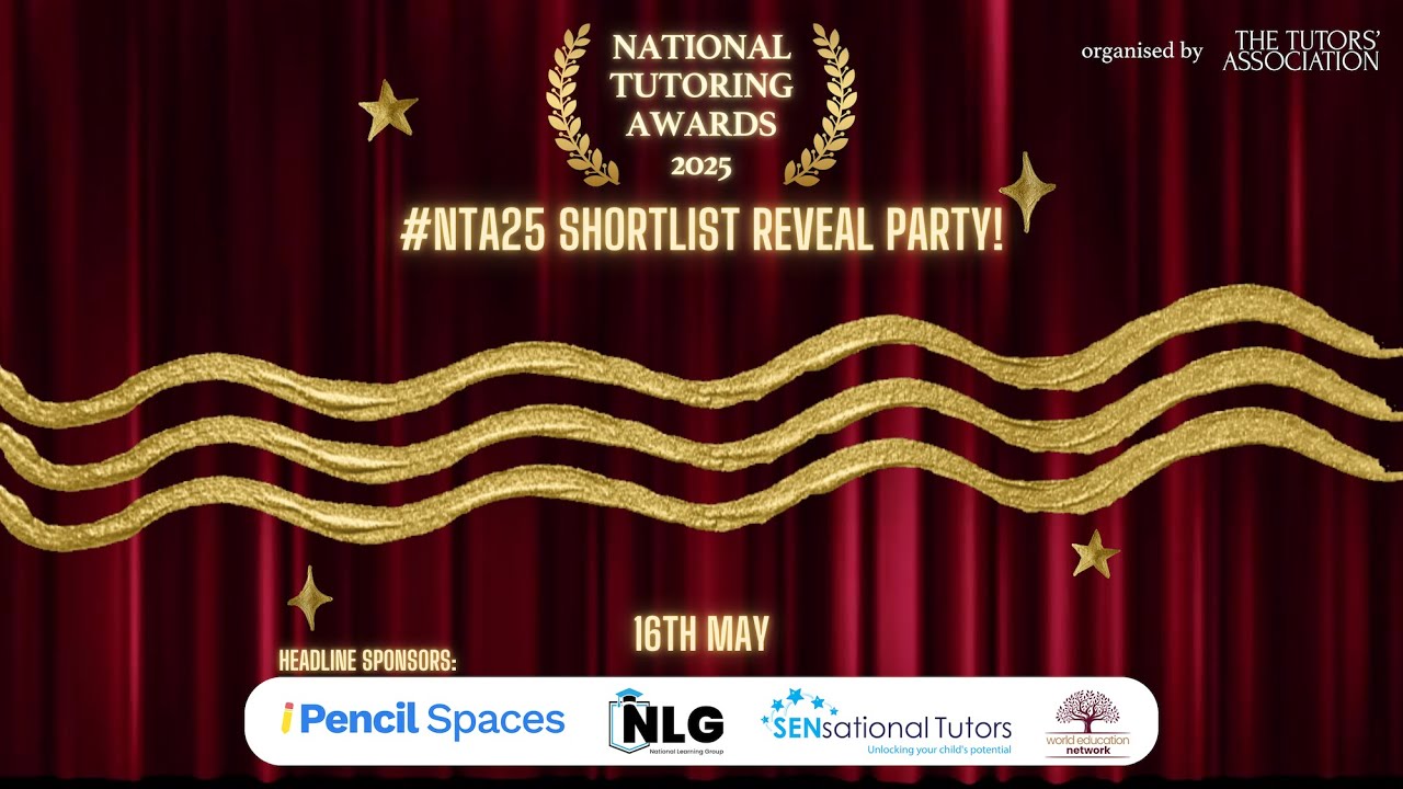 🎉 National Tutoring Awards 2025 – Shortlist Reveal Party 🎉
