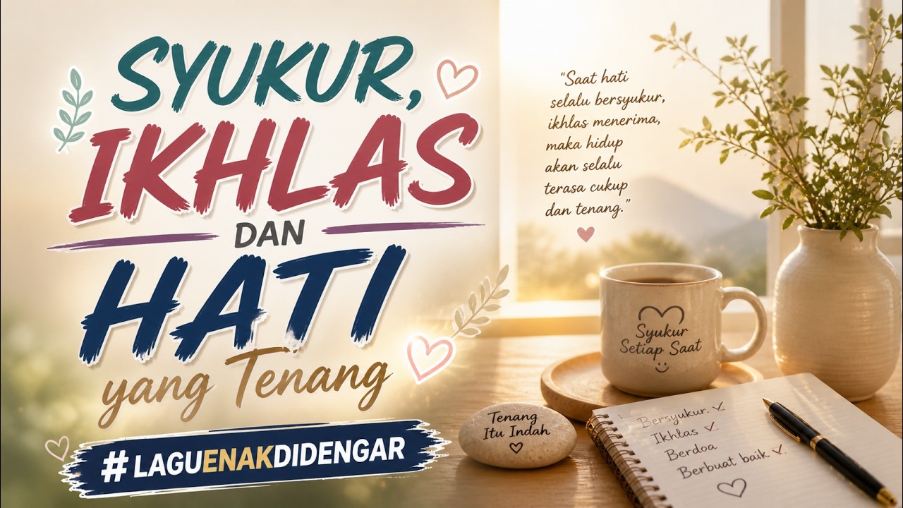 SYUKUR, IKHLAS DAN HATI YANG TENANG