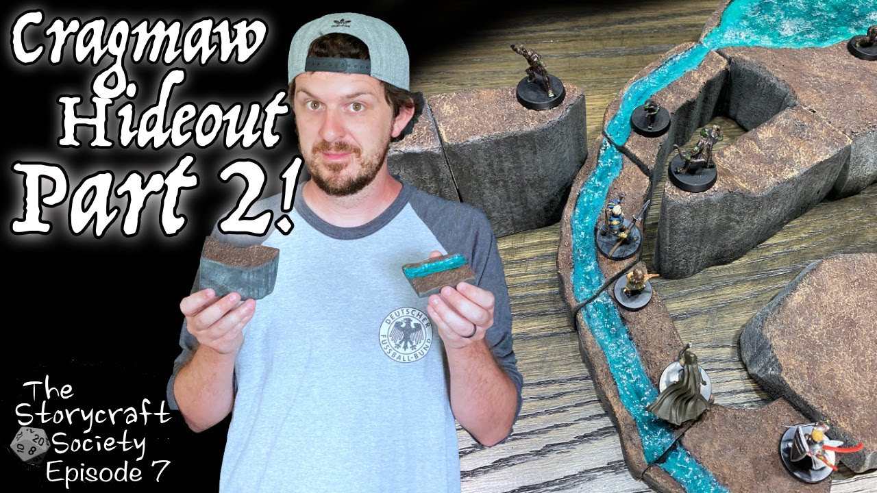 -Cave Tunnels- How to Build CRAGMAW HIDEOUT for Lost Mine of Phandelver Adventure (Ep. 7) D&D Crafts