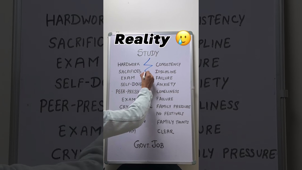 How to get Govt. Job ? Reality 🥲 #govtjobs #motivation