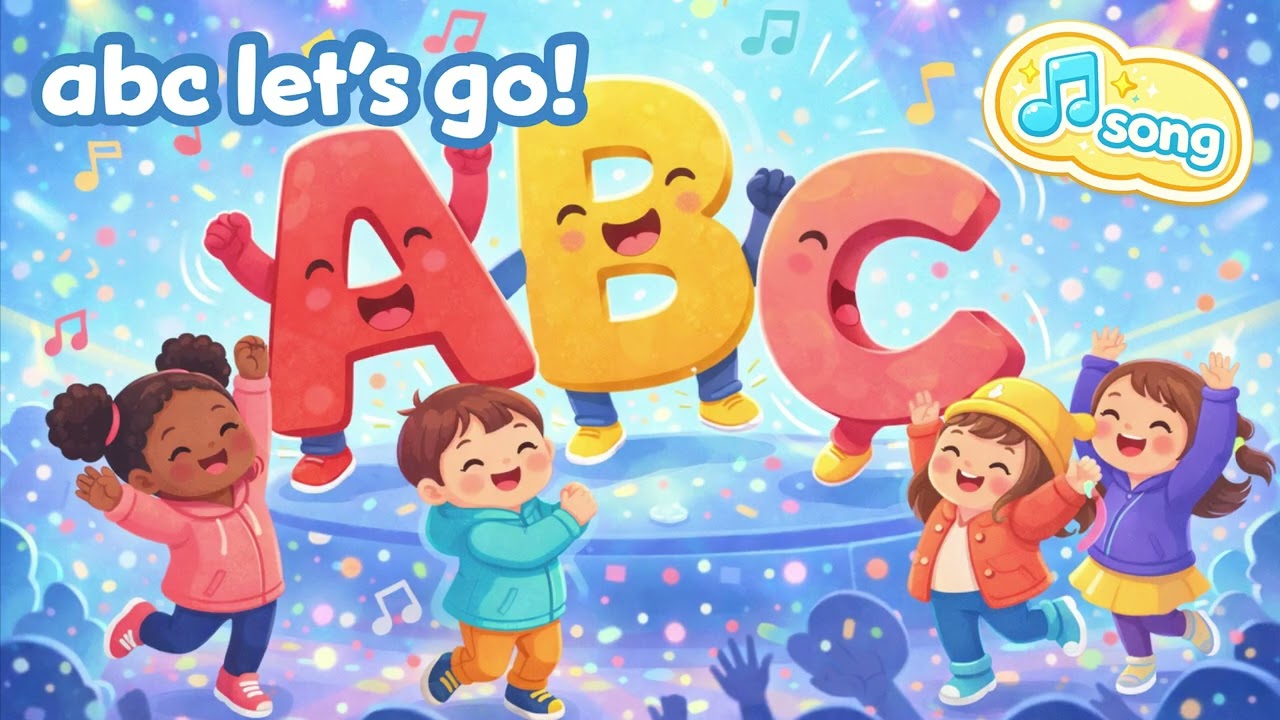 ABC Let’s Go! 🔤🔥🎧 | A Pop ABC Song You’ll Play on Repeat
