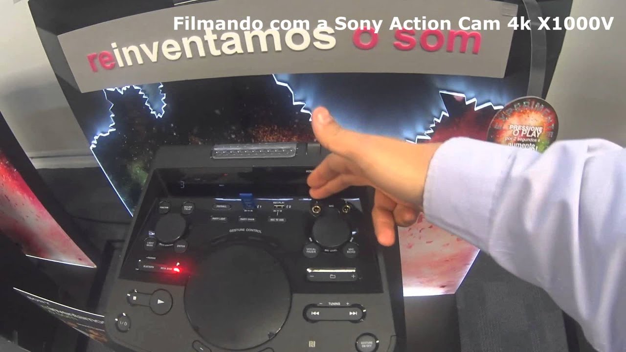 SONY MHC V7D (Apresentando o aparelho)