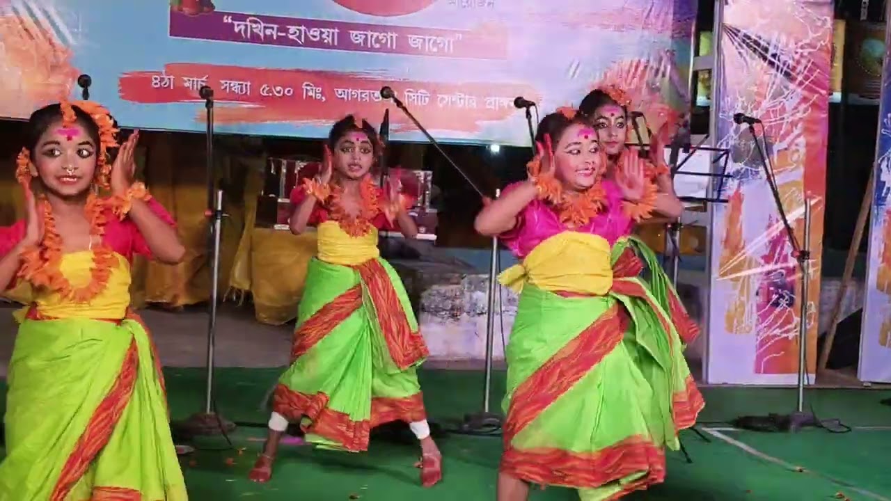 Holi special group dance performance 