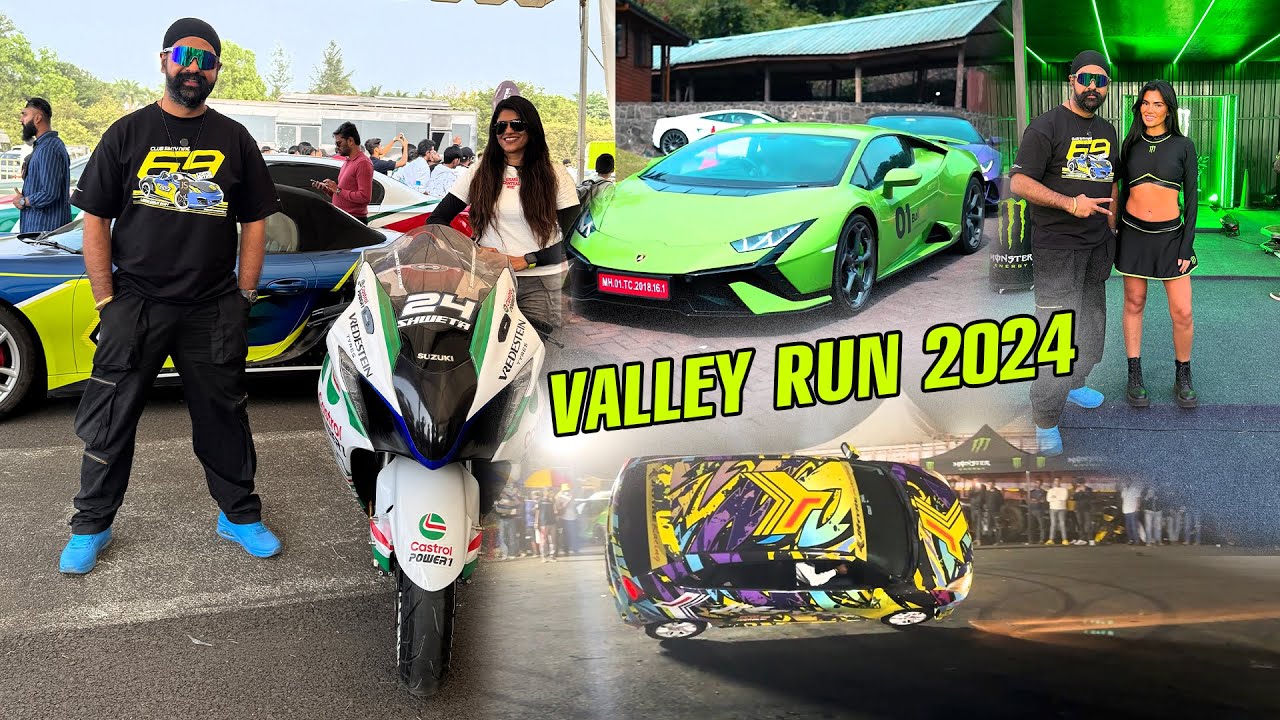 Valley Run 2024 pe aayi crazy supercars & superbikes 🔥