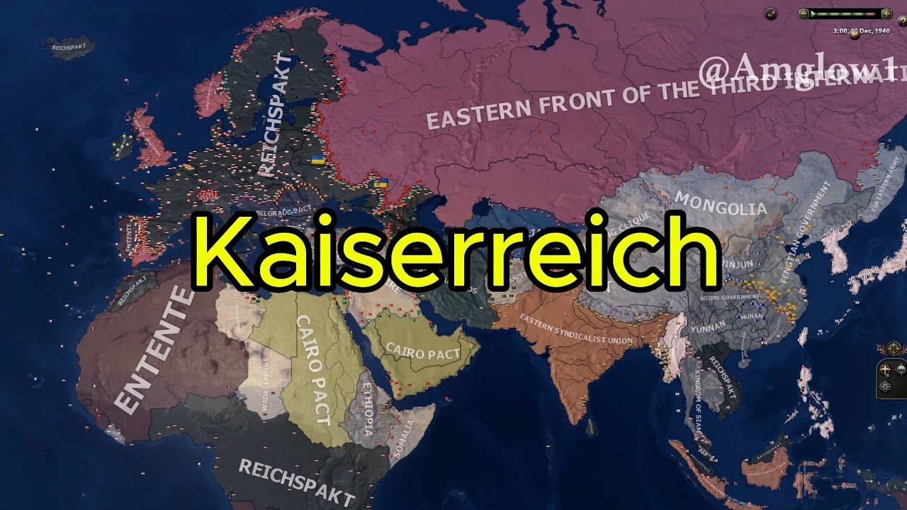 What If You Leave Hoi4 On Kaiserreich Mod Timelapse