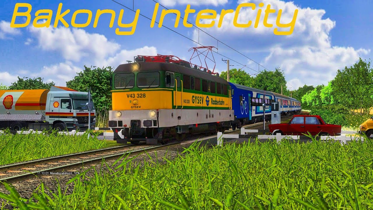 [MSTS, Open Rails] 905. Bakony IC  Szombathely - Budapest Déli
