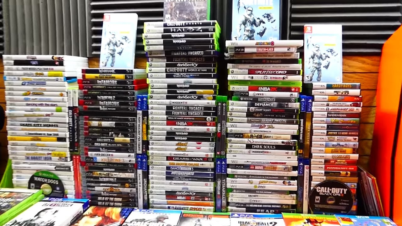 ВСЕ видеоигры, которые я нашёл, копаясь в мусорке Gamestop за последние 2 месяца