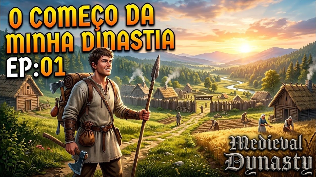 MEDIEVAL DYNASTY GAMEPLAY PT BR XBOX SÉRIES O COMEÇO DA MINHA DINASTIA EP:01