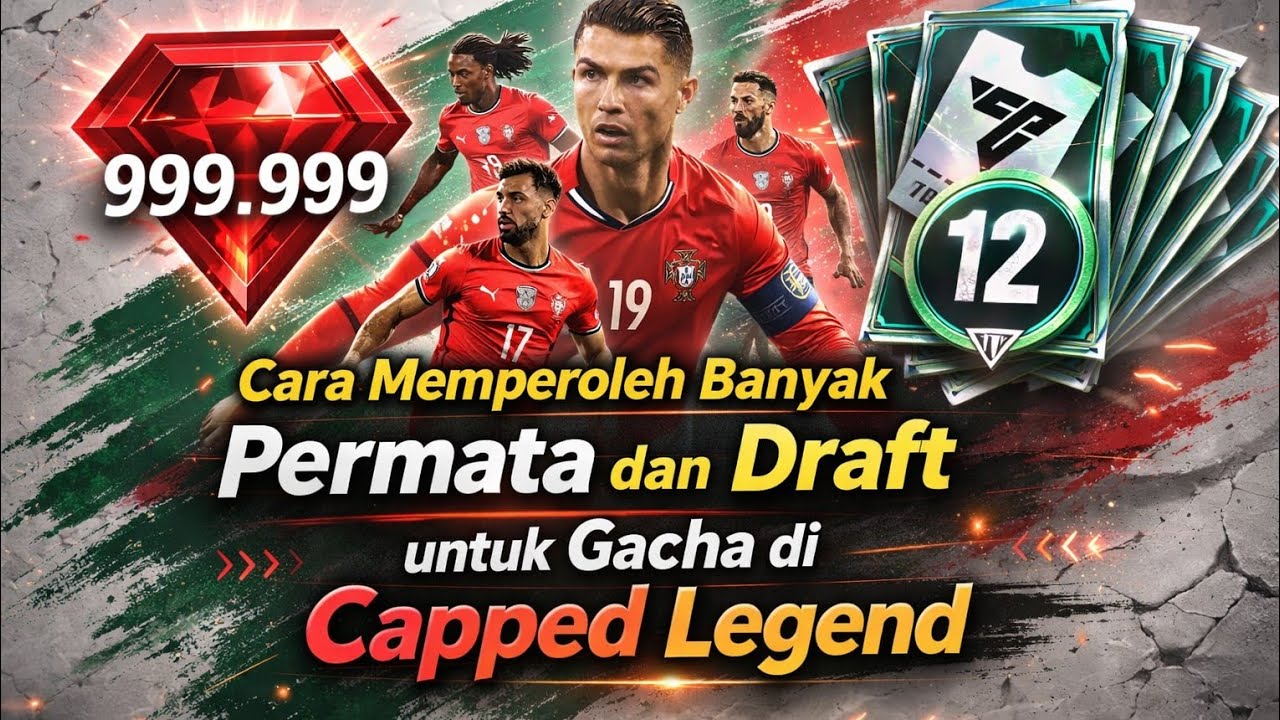 Cara mendapatkan banyak permata dan voucher draft di event Capped Legends dan event sampingan 