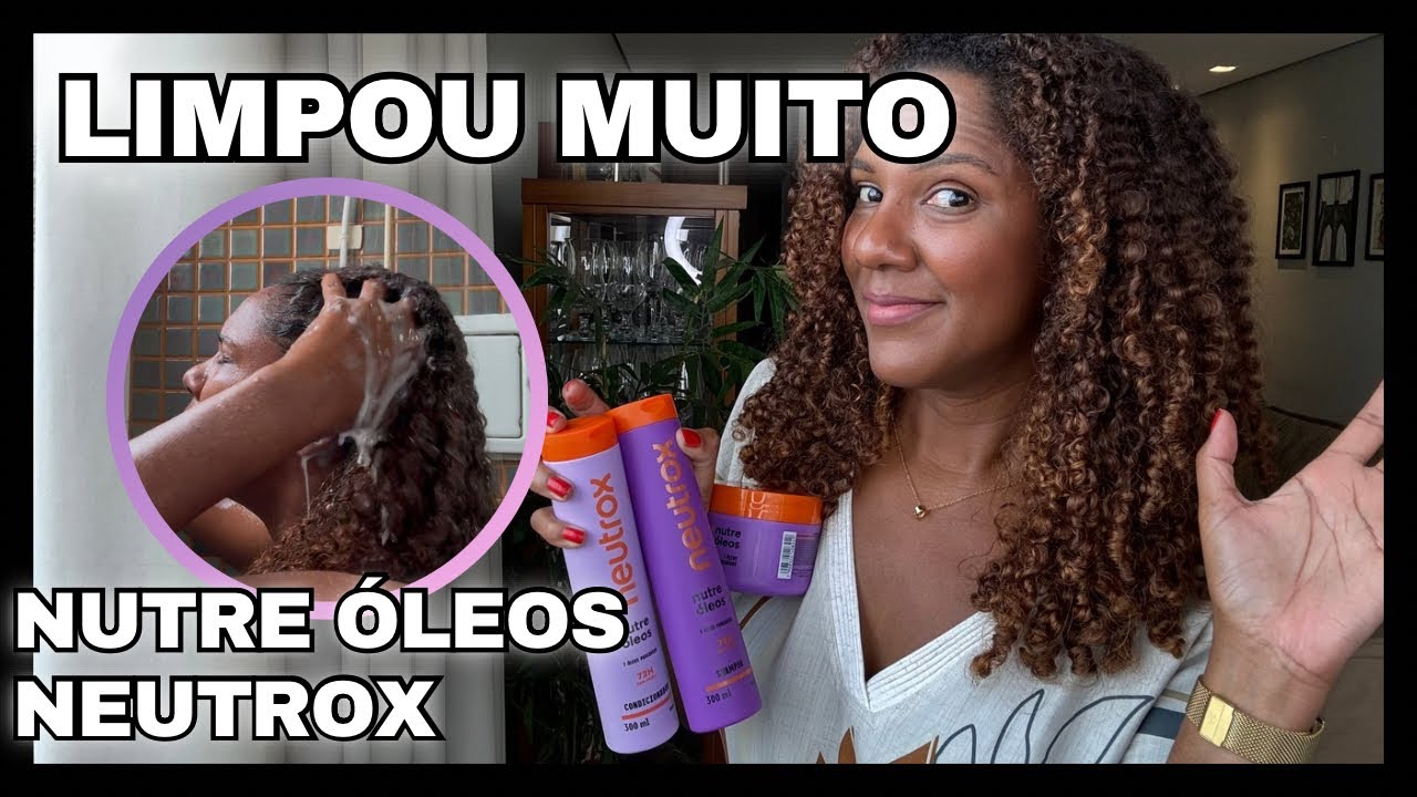 Neutrox Nutre óleos - shampoo, condicionador e máscara