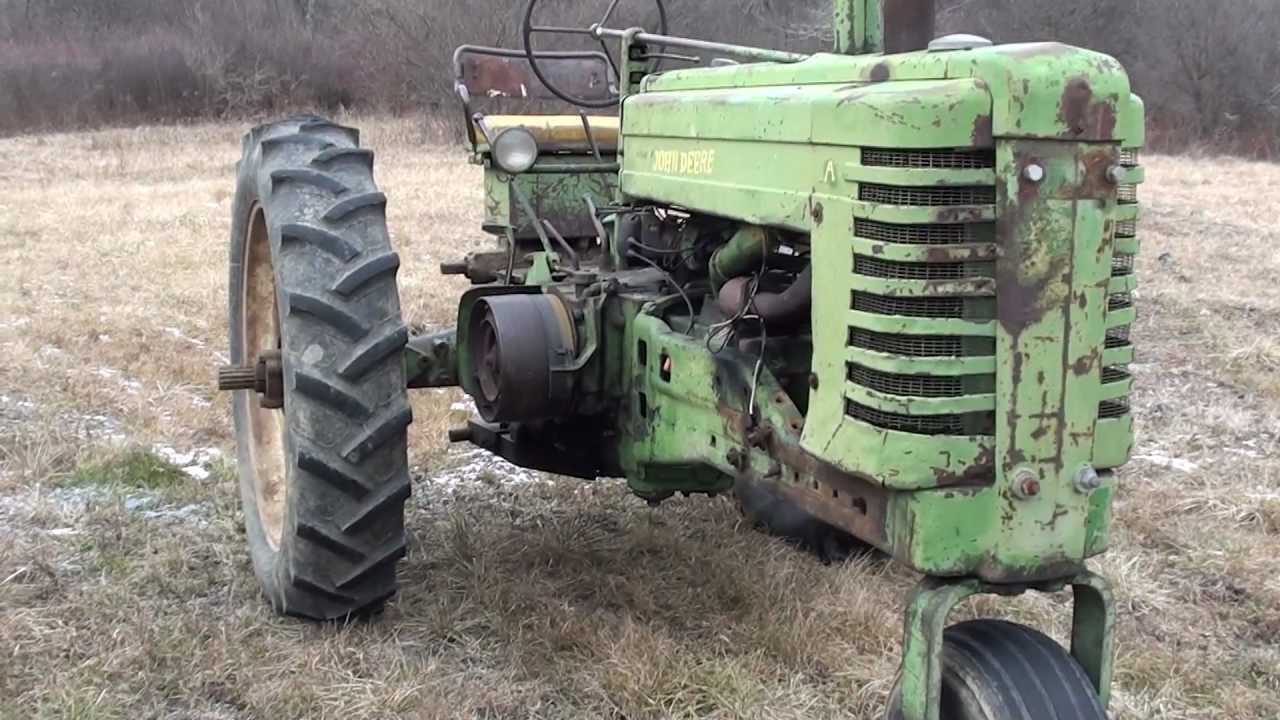 1948 John Deere A Cold Start