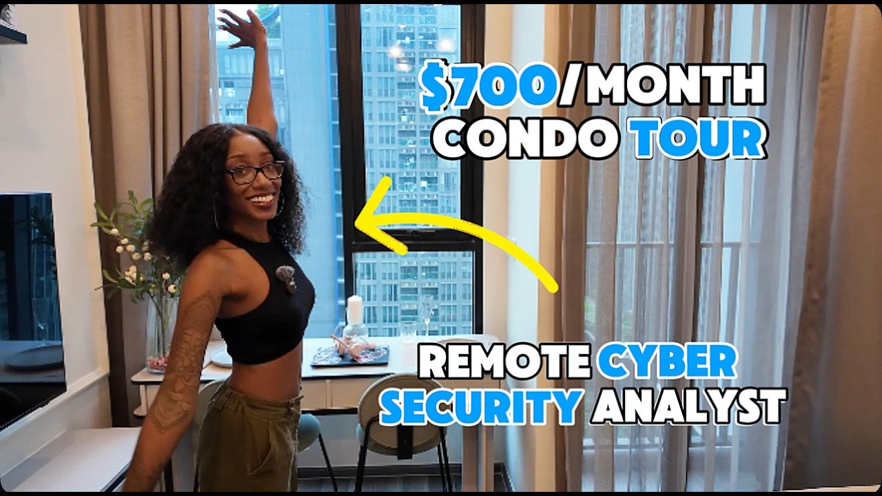 She Got a Remote Job as a Cyber Security Analyst and Moved to Bangkok! $700/Month Condo Tour