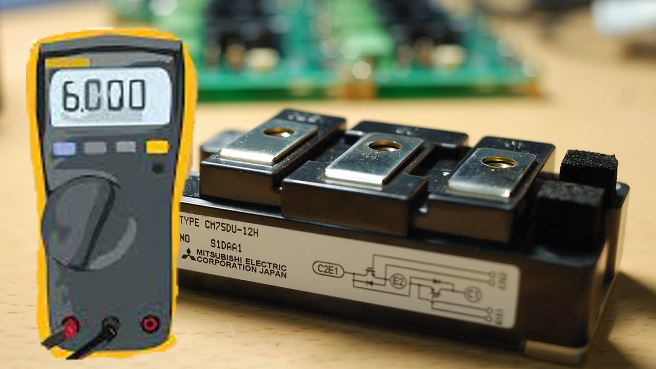 Comprobar etapa de potencia en un variador de frecuencia.