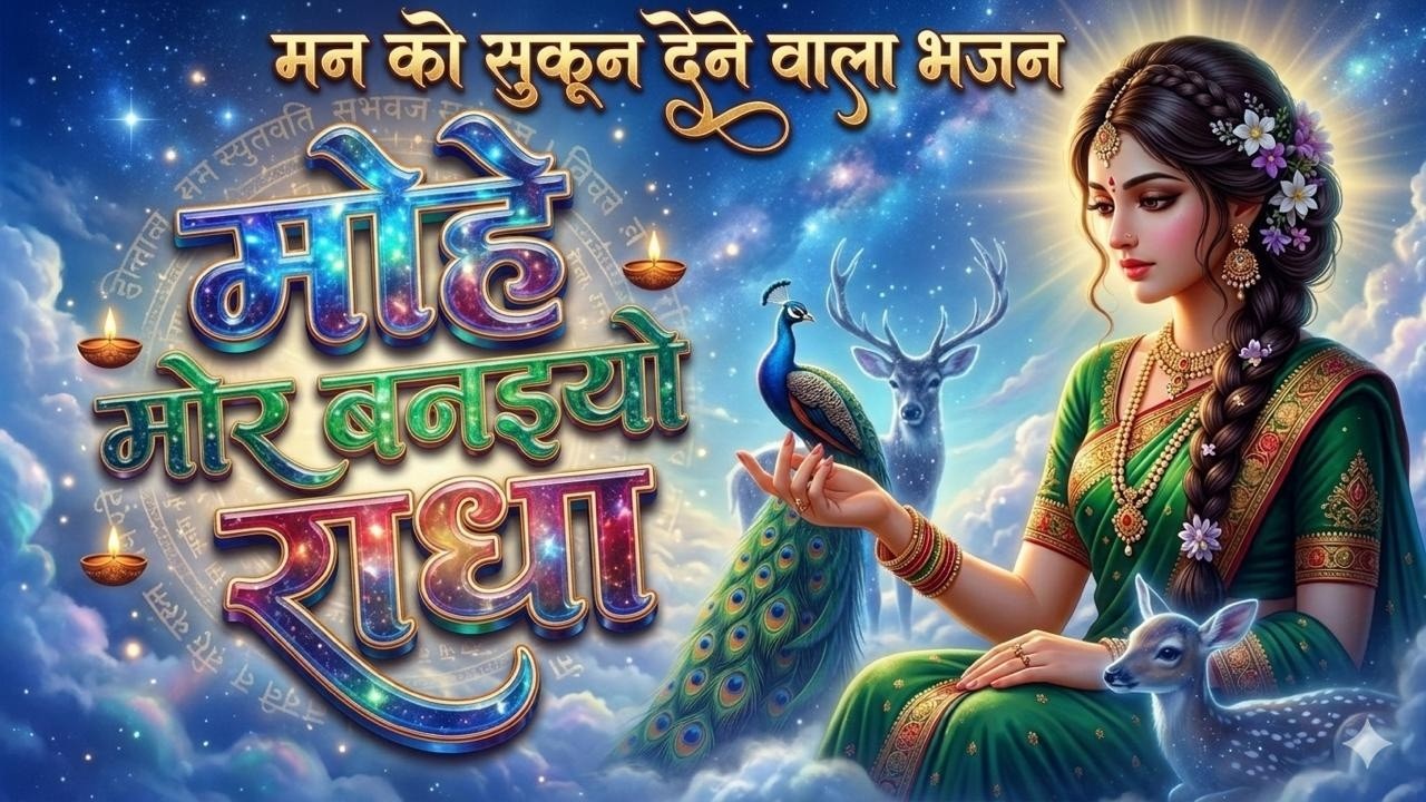 मोहे मोर बनइय्यो राधा | Mohe Mor Banaiyo Radha Apne Vrindavan Ko | Radha Krishna Bhajan #radha