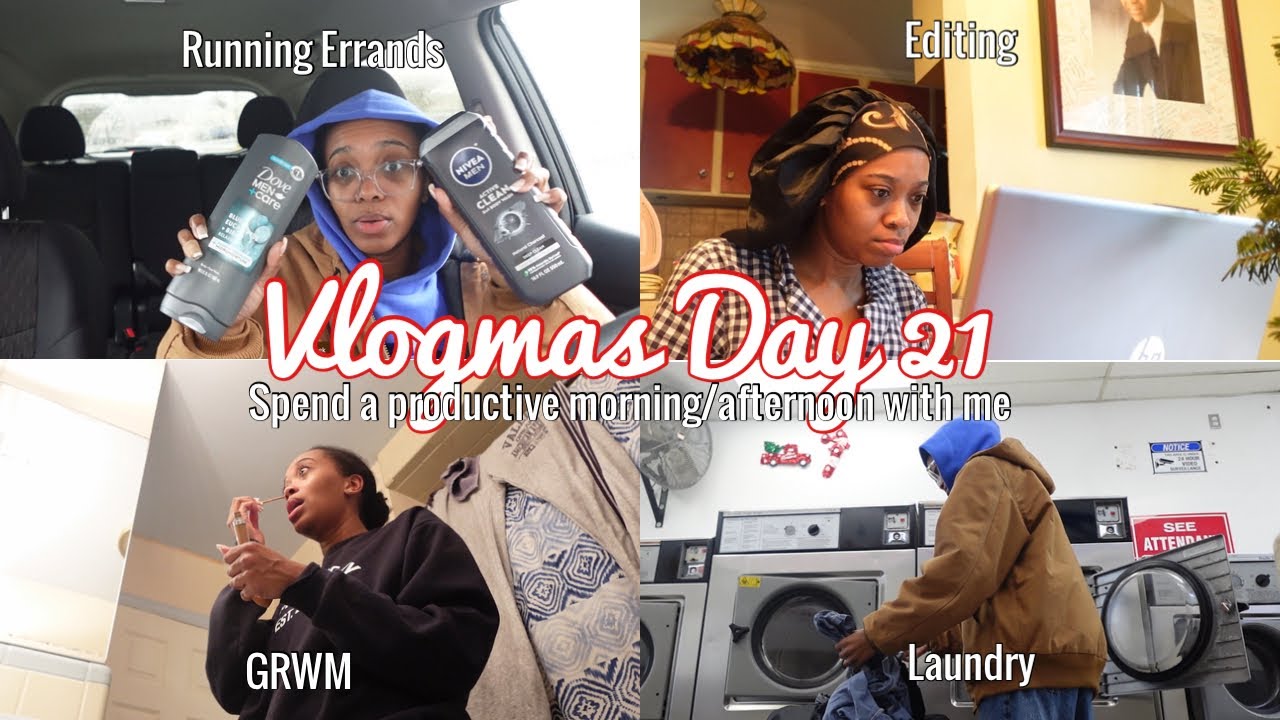 Vlogmas Day 21| Spend a Productive Morning/Afternoon w/ Me