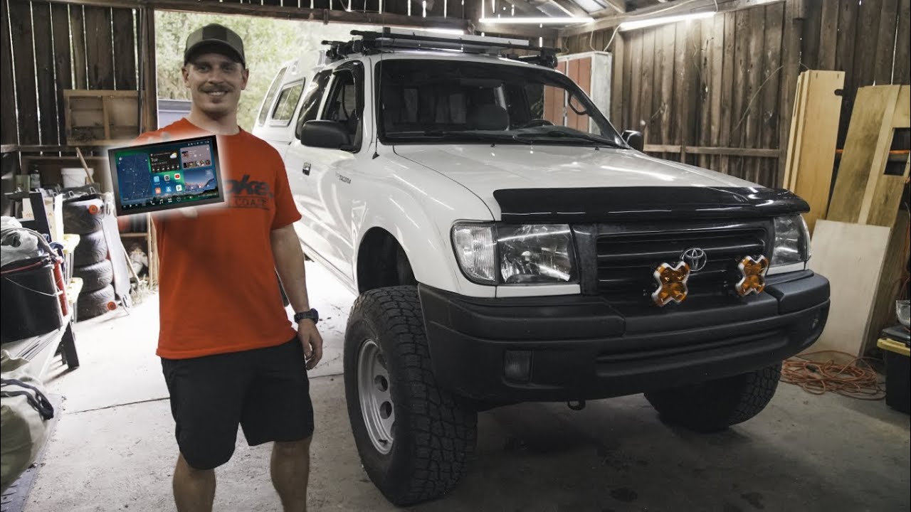 Installing An Atoto 7” Double Din Head Unit On the First Gen Tacoma Camper!